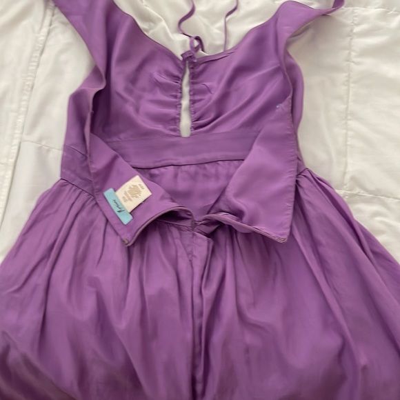 Marciano silk halter dress XS lavender purple - Picture 7 of 7